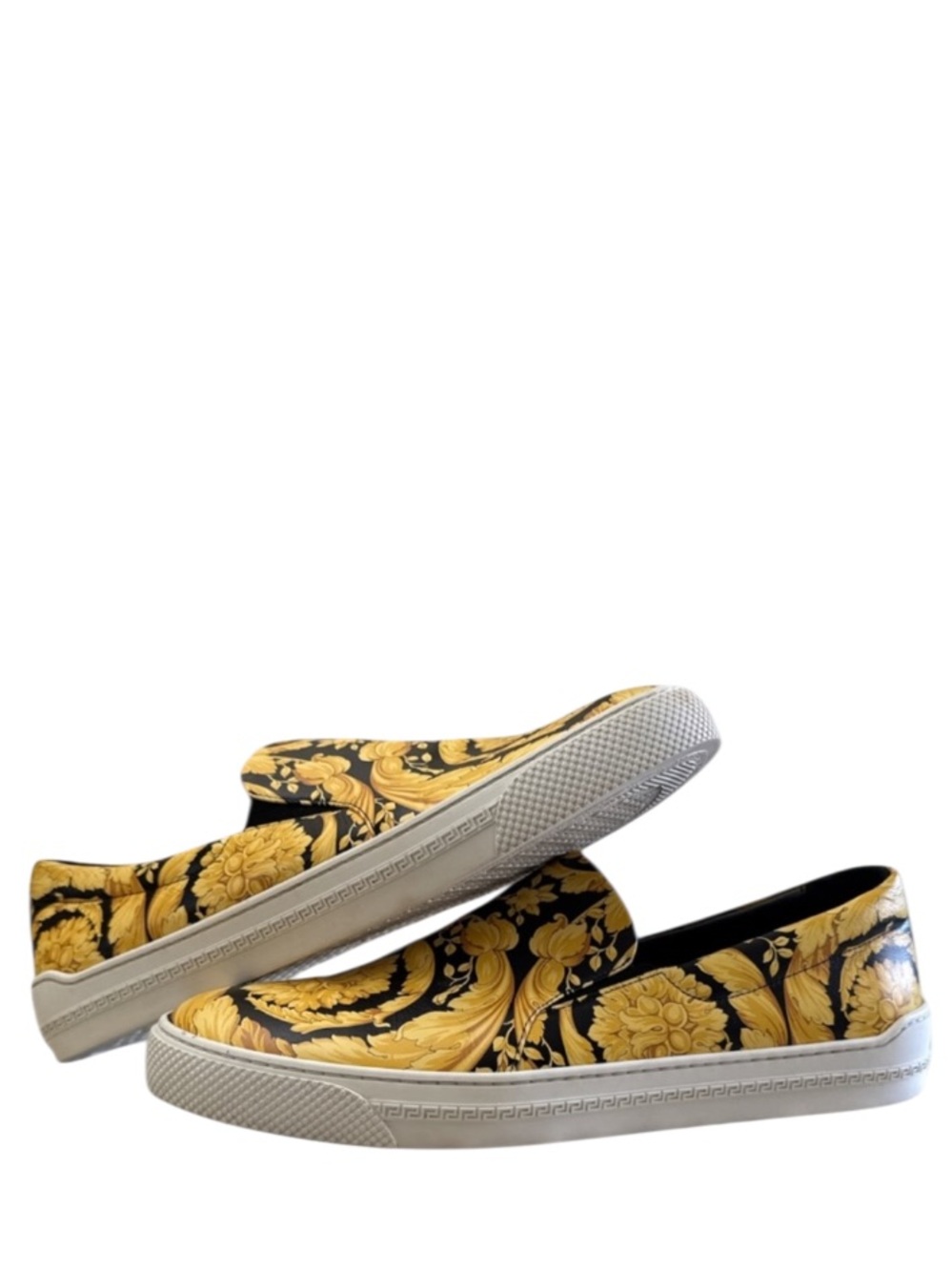 VERSACE - BLACK GOLD LIMITED EDITION: ALL BAROCCO PRINT TRIBUTE SNEAKERS
